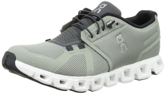 Picture of ON Mens Cloud 5 Textile Synthetic Kelp Shadow Trainers 7.5 US - Size: 7.5