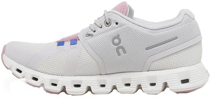 Picture of On Women's Cloud 5 Push Sneakers, Ivory/Blossom, 7.5 Medium US - Size: 7.5
