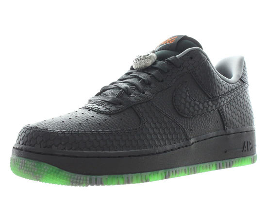 Picture of NIKE Air Force 1 Low Premium Halloween Men's Shoes, Black Black Smoke Grey, 11 - Size: 11