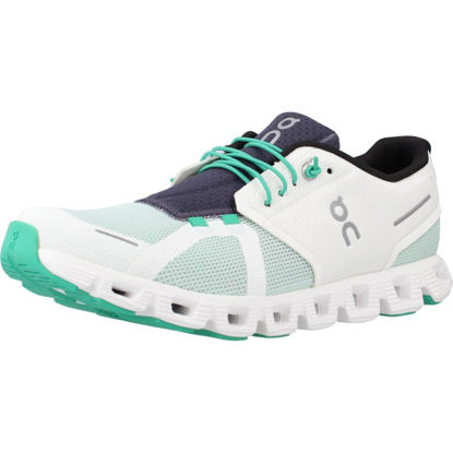 Picture of On Men's Cloud 5 Sneakers, Ivory/Creek, 8.5 Medium US - Size: 8.5