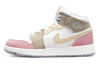 Picture of Jordan Girl's Air Jordan 1 Mid SE (Big Kid) White/Vivid Green 4 Big Kid M - Size: 4 Big Kid