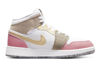 Picture of Jordan Girl's Air Jordan 1 Mid SE (Big Kid) White/Vivid Green 4 Big Kid M - Size: 4 Big Kid