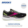 Picture of Brooks Women’s Adrenaline GTS 23 Supportive Running Shoe - Grey/Black/Purple - 10 Wide - Size: 10 Wide