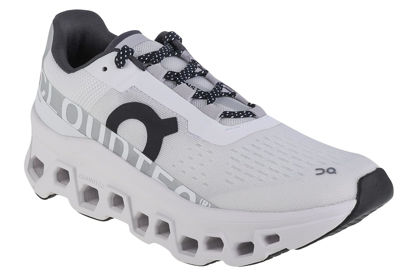 Picture of On Women's Cloudmonster Sneakers, Undyed-White | White, 11 Medium US - Size: 11