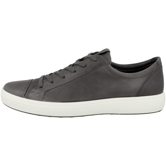Picture of ECCO Men's Soft 7 City Tie Sneaker, Titanium, 12-12.5 - Size: 12-12.5