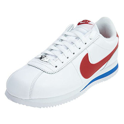 Picture of Nike 882254-164 Men Cortez Basic Leather OG White Varsity RED - Size: 12.5
