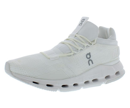 Picture of On Women's Cloudnova Sneakers, All White, 7.5 Medium US - Size: 7.5