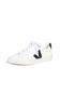 Picture of Veja Women's Esplar Logo Sneakers, Extra White/Black, 9 Medium US - Size: 9