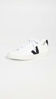 Picture of Veja Women's Esplar Logo Sneakers, Extra White/Black, 9 Medium US - Size: 9