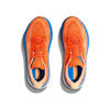 Picture of HOKA ONE ONE Mens Clifton 9 Textile Vibrant Orange Impala Trainers 10.5 US - Size: 10.5