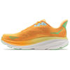 Picture of HOKA ONE ONE Mens Clifton 9 Textile Solar Flare Sherbet Trainers 12.5 US - Size: 12.5