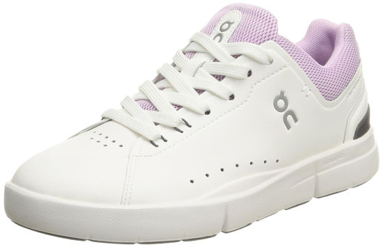Picture of On Women's The Roger Advantage Sneakers, White | Aster, 9 Medium US - Size: 9
