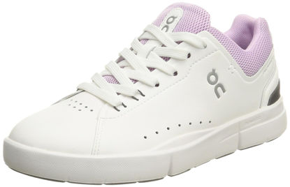 Picture of On Women's The Roger Advantage Sneakers, White | Aster, 10 Medium US - Size: 10