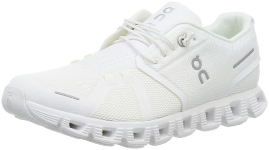 Picture of On Men's Cloud 5 Sneakers, All White, 14 Medium US - Size: 14