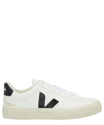 Picture of Veja Women Campo Sneakers Extra White - Black 9.5 US - Size: 9.5