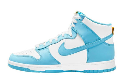 Picture of Nike Mens Dunk High DD1399 401 Blue Chill - Size 10.5 - Size: 10.5