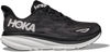 Picture of Hoka Women's Clifton 9 Sneaker, Black White, Women's US Size 8 - Size: 8