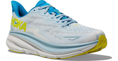 Picture of Hoka Men's Clifton 9 Sneaker, Ice Water/Evening Primrose, Men's US Size 11.5 - Size: 11.5