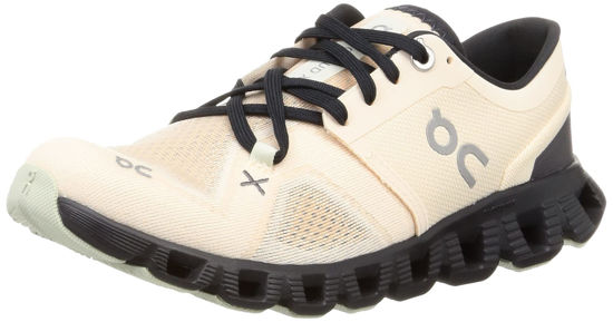 Picture of On Women's Cloud X 3 Sneakers, Fawn/Magnet, 11 - Size: 11