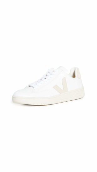 Picture of VEJA Women's V-12 Sneaker, Extra White/Sable, 10 - Size: 10