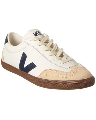 Picture of VEJA Women's Volley Sneaker, White/Nautico/Bark, 6 - Size: 6