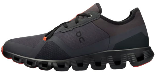 Picture of On Men's Cloud X 3 AD Sneakers, Eclipse | Flame, Black, Orange, 12.5 Medium US - Size: 12.5
