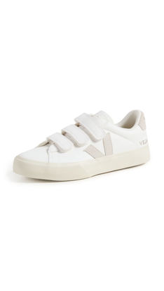 Picture of Veja Women's Recife Logo Sneakers, Extra White Natural, 11 Medium US - Size: 11