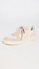 Picture of Veja Women's V-10 Sneakers, Multico Peach, 6 Medium US - Size: 6