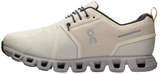 Picture of On Women's Cloud 5 Waterproof Sneakers, Pearl/Fog, 6 Medium US - Size: 6