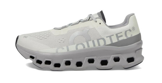 Picture of On Men's Cloudmonster Sneakers, Ice | Alloy, Grey, 9 Medium US - Size: 9