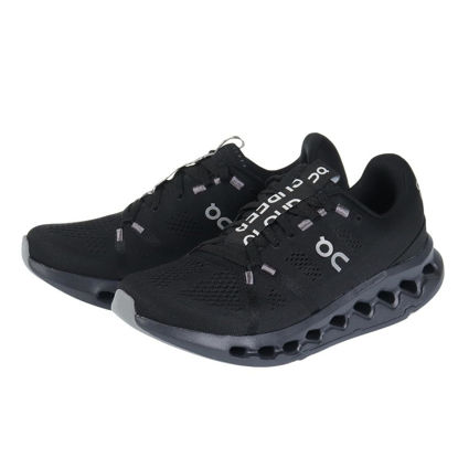 Picture of On Mens, Men's Cloudsurfer, All Black 1, 14 Medium - Size: 14