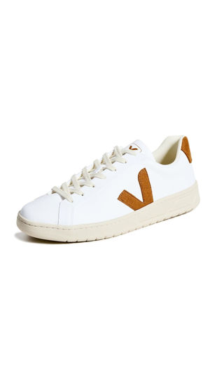 Picture of VEJA Men's Urca Sneaker, White/Camel, 6 - Size: 6
