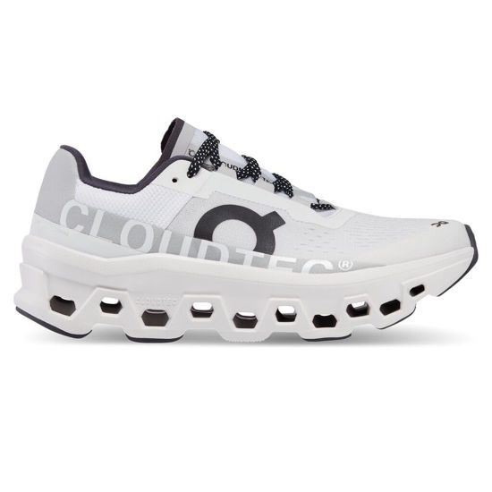 Picture of On Women's Cloudmonster Sneakers, All White, 6.5 Medium US - Size: 6.5