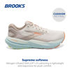 Picture of Brooks Women’s Glycerin 21 Neutral Running Shoe - Coconut/Aqua/Autumn Sunset - 5.5 Medium - Size: 5.5