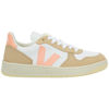 Picture of Veja Women V-10 Sneakers White - Bellini - Almond 7 US - Size: 7
