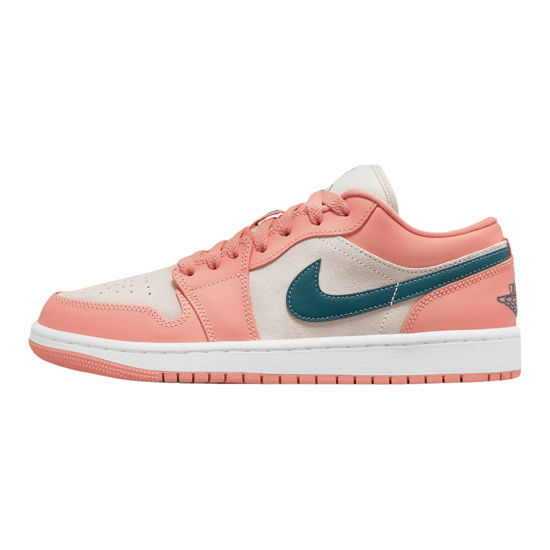 Picture of Jordan Womens WMNS Air Jordan 1 Low DC0774 800 Light Madder Root - Size 10.5W - Size: 10.5