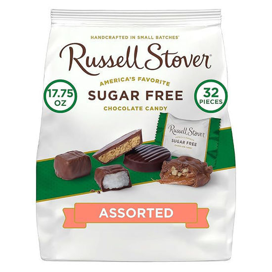 Picture of Russell Stover Sugar Free Assorted Chocolates Gusset Bag, 1.1 Pound (Pack of 1)
