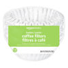 Picture of Amazon Basics Basket Coffee Filters for 8-12 Cup Coffee Makers, White, 200 Count