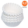 Picture of Amazon Basics Basket Coffee Filters for 8-12 Cup Coffee Makers, White, 200 Count