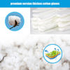 Picture of FourSeas Cotton Gloves for Dry Hands Sleeping, 4 Pairs White Cotton Lotion Eczema Moisturizing Gloves Overnight for Women Men Halloween Christmas Weddings Serving Inspection