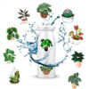 Picture of Gxizlba 50 Pcs Green Plants Stickers Potted Plant Floral Sticker for Laptops Water Bottles Flower Pots Vases Decorative Phone Book Guitar Vinyl Decals for Kids Teens Adults