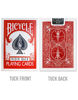 Picture of Bicycle Rider Back Playing Cards, Standard Index, Poker Cards, Premium Playing Cards, Red & Blue, 2 Count (Pack of 1)