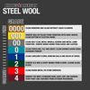 Picture of Homax 10120000 Steel Wool, 12 pad, Grade #0000, Rhodes American, Final Finish