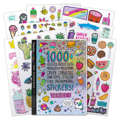 Picture of Fashion Angels 1000+ Ridiculously Cute Stickers for Kids - Fun Craft Stickers for Scrapbooks, Planners, Gifts and Rewards, 40-Page Sticker Book for Kids Ages 6+ and Up