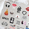 Picture of 50PCS Smutty Book Stickers for Kindle Adult,Bookish Smut Reading Booktok Dark Romance Case Journal Water Bottle Sticker Spicy Lover Gift Funny Aesthetic Pink Laptop Phone Decal Decor (Bookish)