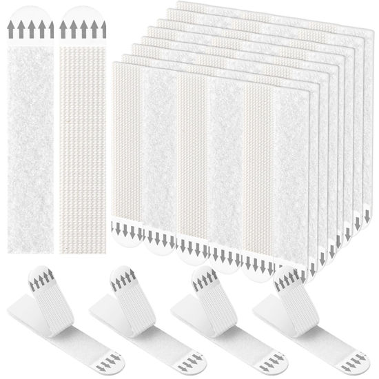 Picture of Picture Hanging Strips Heavy Duty, 24 Pairs (48 Strips) Picture Hanging Strips, Use to Hang Picture Frames and Christmas Hooks for Hanging Pictures, No Damage, Hang Pictures on The Wall Without Nails