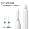 Picture of Replacement Tips Compatible with Apple Pencil 2 Gen iPad Pro Pencil - iPencil Nib for iPad Pencil 1 st/Pencil 2 Gen White 4 Pack (White 4 Pack)