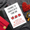 Picture of Missonemi Funny Valentines Day Gifts for Him Her, Valentines Day Card for Men Women, Naughty Anniversary Birthday Card for Boyfriend Husband Fiance Girlfriend Wife Fiancee, I Promise to Always Be by Your Side