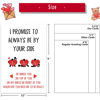 Picture of Missonemi Funny Valentines Day Gifts for Him Her, Valentines Day Card for Men Women, Naughty Anniversary Birthday Card for Boyfriend Husband Fiance Girlfriend Wife Fiancee, I Promise to Always Be by Your Side