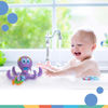 Picture of Nuby Floating Octopus Toy with 3 Hoopla Rings - Baby Bath Toy for Boys and Girls - 18+ Months - Purple (Pack of 1)